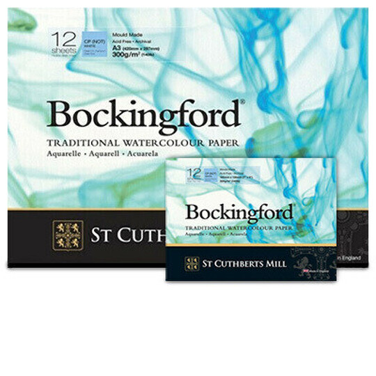 Obrázek produktu - Bockingford skicák lepený 12l CP 300g - různé velikosti