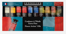 Obrázek produktu - Sada uměleckých olejových barev Sennelier 10x21ml
