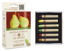 Obrázek produktu - Olejový pastel Sennelier - sada 6 ks - Pears Duo