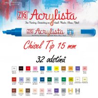 Acrylista Chisel Tip vzorník