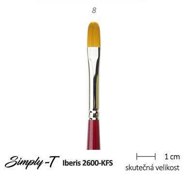 Simply-T Iberis 2600-KFS filbert skutečná velikost.jpg