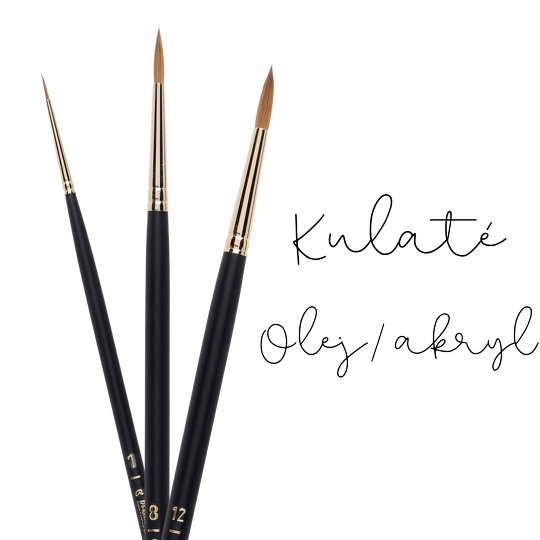 Obrázek produktu - Kulaté štětce Rembrandt, série 241 - různé velikosti