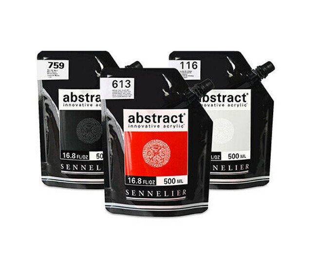 Obrázek produktu - Akryl abstract 500 ml - jednotlivé odstíny