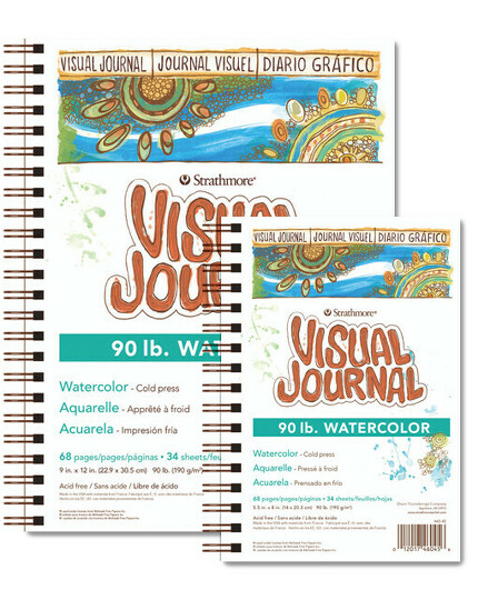 Obrázek produktu - Visual Journal Watercolor 190 g - různé formáty