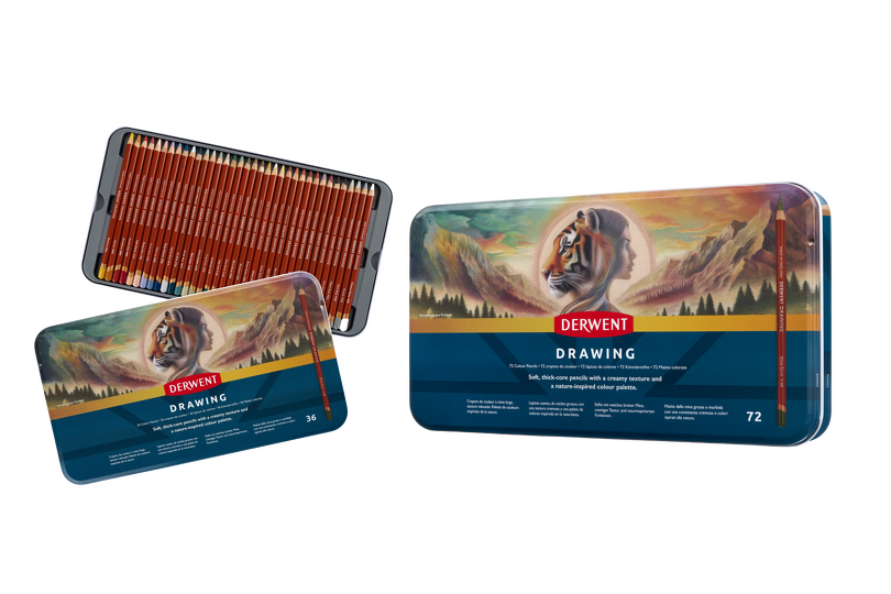 Obrázek produktu - Sady pastelek Drawing, Derwent - různé varianty