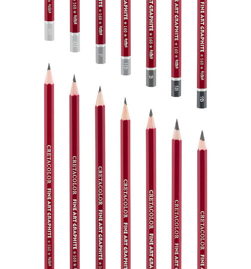 Obrázek produktu - Grafitové tužky Cretacolor - různé tvrdosti