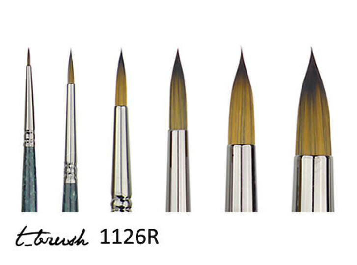 Obrázek produktu - Štětce t_brush, synt. kulatý 1126R - různé velikosti