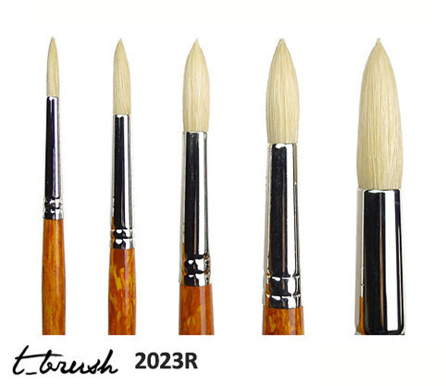 Obrázek produktu - Štětce t_brush, 2023R bristle kulatý - různé velikosti