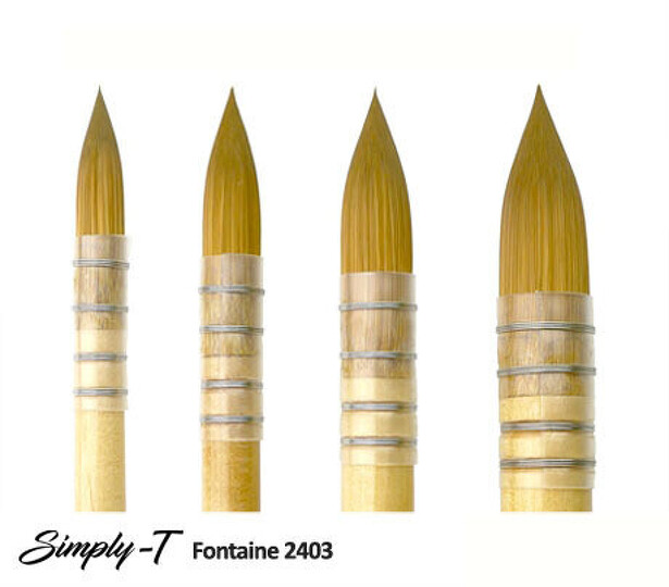 Obrázek produktu - Štětce Simply-T Fontaine, quill - různé velikosti