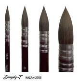 Štětce Simply-T, Kazan quill - různé velikosti