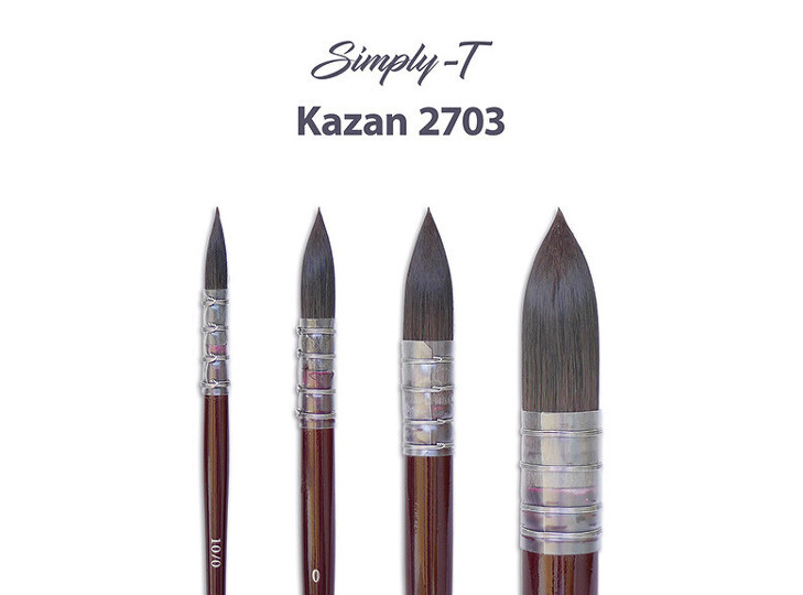Obrázek produktu - Štětce Simply-T, Kazan quill - různé velikosti