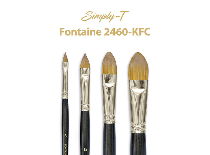 Obrázek produktu - Štětce Simply-T, Fontaine Cat´s tongue - různé velikosti