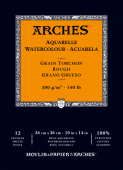 Skicák Arches, RG, 300 g, 12 l - různé formáty