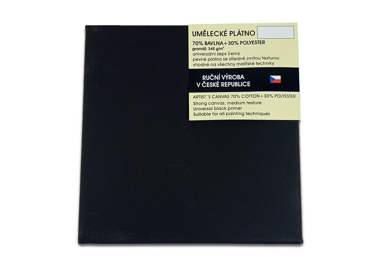 Obrázek produktu - Plátna na zakázku černá CZ - různé formáty