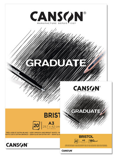 Obrázek produktu - Skicák Graduate Bristol, 180 g, 20 listů - různé formáty