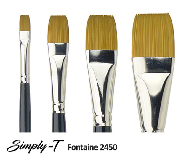 Obrázek produktu - Štětce Simply-T, Fontaine bright - různé velikosti