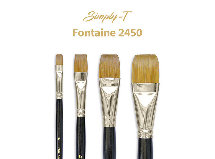 Obrázek produktu - Štětce Simply-T, Fontaine bright - různé velikosti