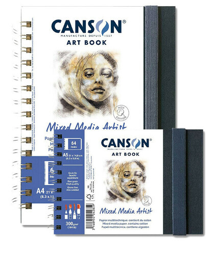Obrázek produktu - Mixed Media Artist Art Book, 28 listů, 300 g - různé formáty