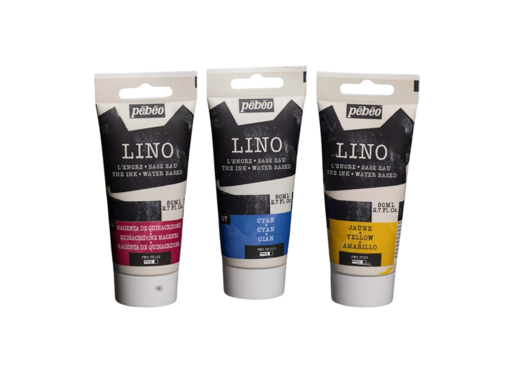 Obrázek produktu - Barvy na linoryt Pébéo, 80 ml - různé odstíny