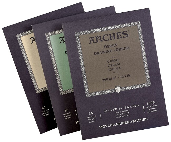 Obrázek produktu - Skicák Arches  lepený, různé druhy