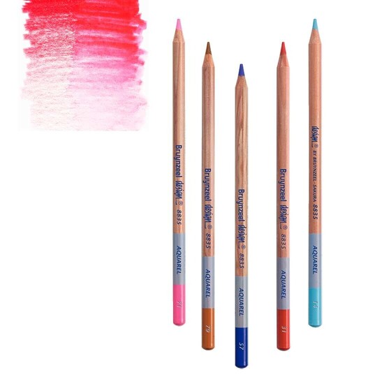 Obrázek produktu - Akvarelová pastelka Bruynzeel Design - různé odstíny