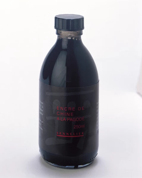 Sennelier Indický černý inkoust 250 ml