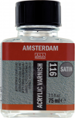 Lak saténový pro akrylové bavy 75ml Amsterdam
