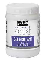 Obrázek produktu - Lesklý gel pro akrylové barvy 250 ml