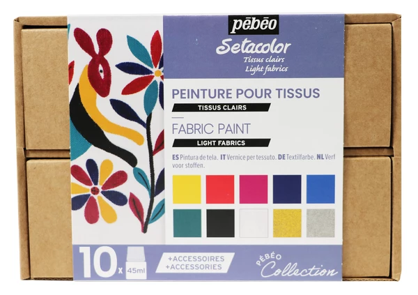 sada Setacolor Light Fabrics (10 × 45 ml) 