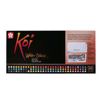 Obrázek produktu - Sada akvarelových barev s vodním štětcem Koi 96ks