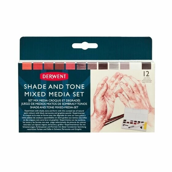 Sada SHADE AND TONE MIXED MEDIA SET - 12ks