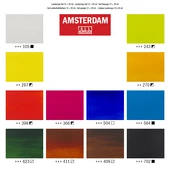 Sada akrylů Amsterdam Landsc odstíny 12x20ml