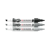 Sada Ecoline Duo Tip Black-Grey 3ks