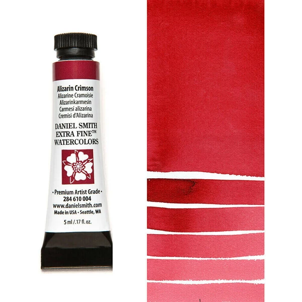 Akvarel tuba 5ml Daniel Smith 4 Alizarin Crimson