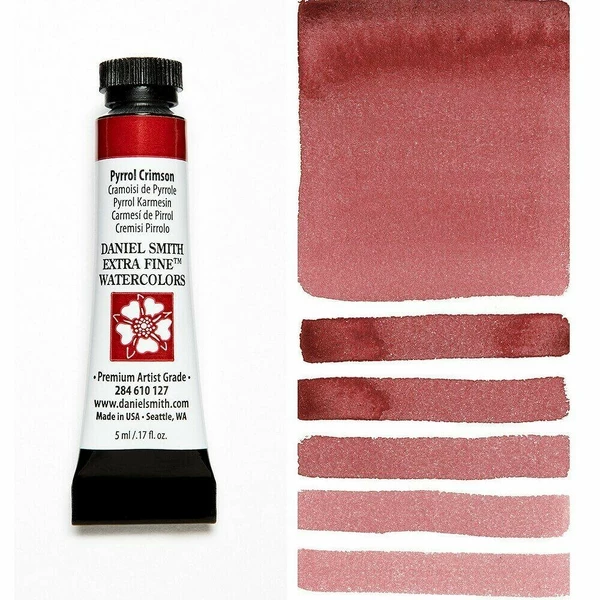 Akvarel tuba 5ml Daniel Smith 127 Pyrrol Crimson