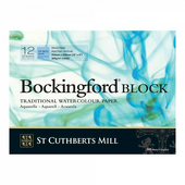 Bockingford blok lepený na 4 stranách 12l CP 300g