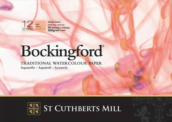 Bockingford skicák lepený A4 12l HP 300g