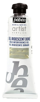 Obrázek produktu - Iridescentní gel pro akrylové barvy 60 ml zlatý