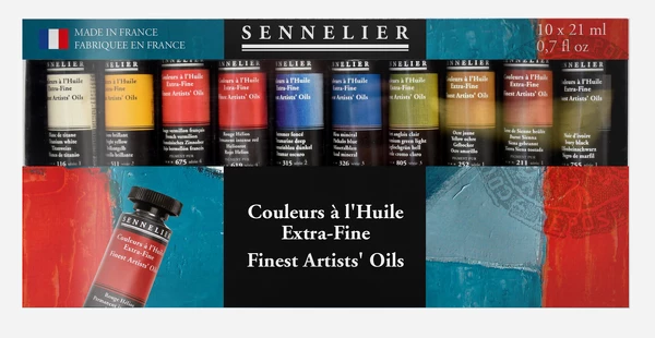 Sada uměleckých olejových barev Sennelier 10x21ml