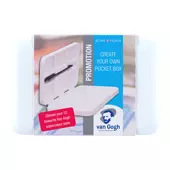 Prázdná plastová krabička VG bílá