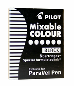 Náplň černá 6 ks pro Pilot Parallel Pen
