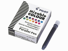 Obrázek produktu - Náplň barevná, mix 12 ks pro Pilot Parallel Pen