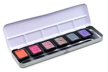 Premium Box akvarelů FINETEC 6ks Pearl Flip-Flop