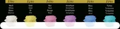 Premium Box akvarelů FINETEC 6ks Irid.H. Sparkle