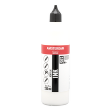 Obrázek produktu - Inkoust akryl Amsterdam 250ml - 105 Titanium White