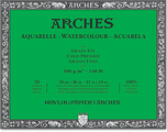 Arches blok lepený - 4 str. 28x36cm 20l CP 300g