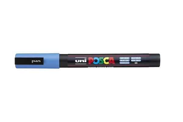 Akrylový fix Posca PC-3M 0,9-1,3mm, Sky blue 48