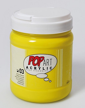 Pop Art Acrylic 700ml - 03 Primary yellow