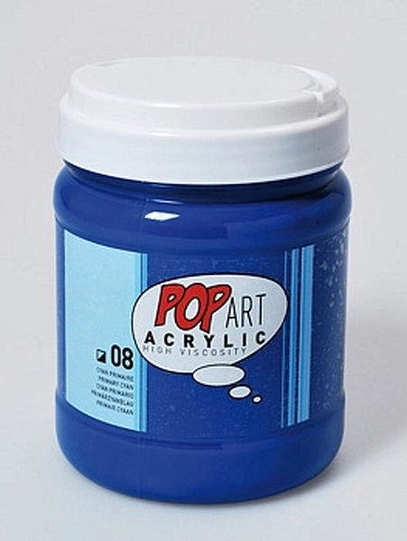 Pop Art Acrylic 700ml - 08 Primary cyan