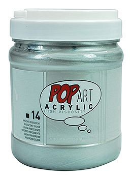 Pop Art Acrylic 700ml - 14 Silver